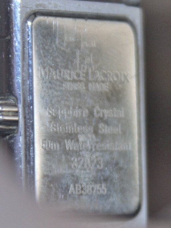 $850 Maurice Lacroix Swiss Miros Integral Ladies Diamond Watch w Box Extra Link main image 8